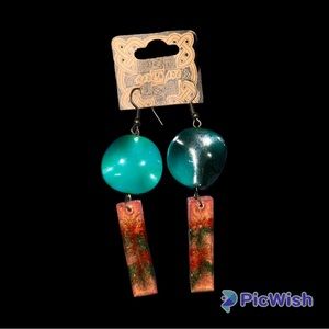 NWT HANDMADE ACRYLIC EARRINGS